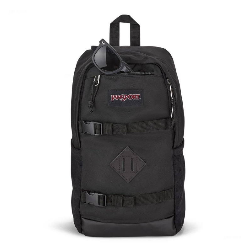 JanSport Off Campus Sling Ruksaci Kurirske Torbe Crne | HRJKU39416
