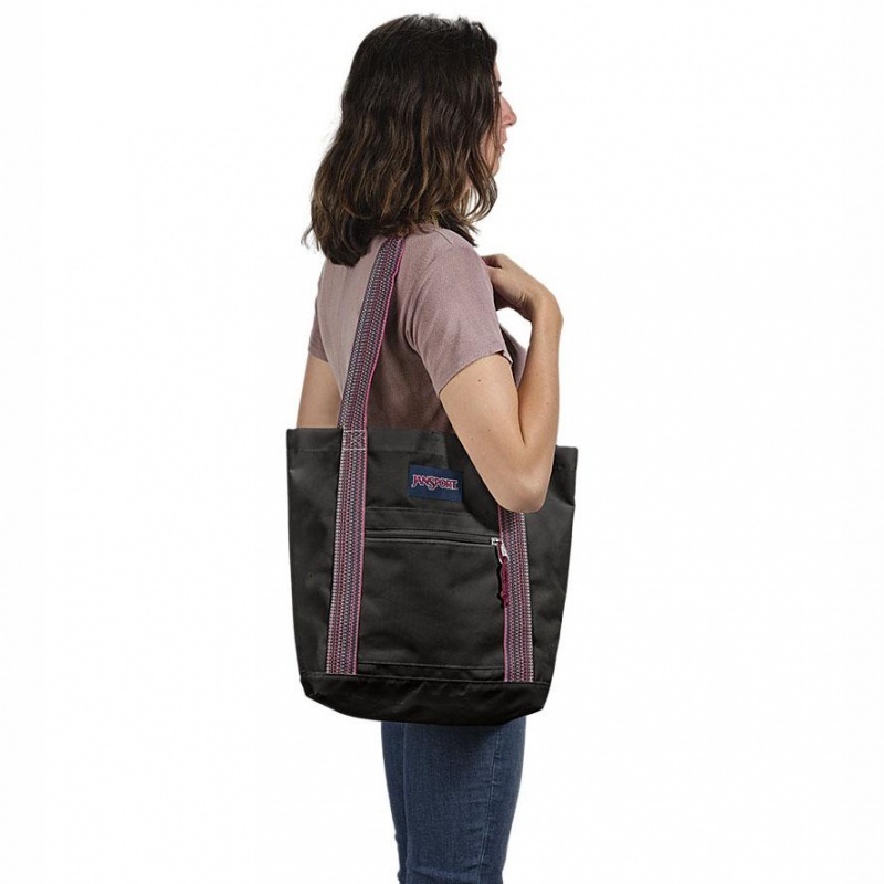 JanSport Restore Tote Torbe Torba Tote Crne | QHRWA54166