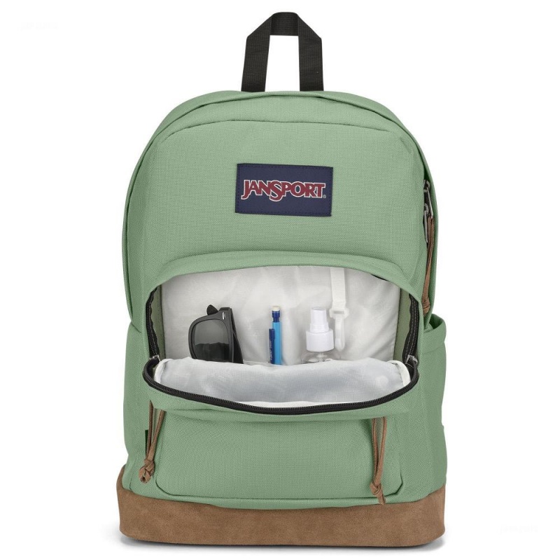 JanSport Right Pack Ruksaci Školske ruksake Zelene | AHRWC77480