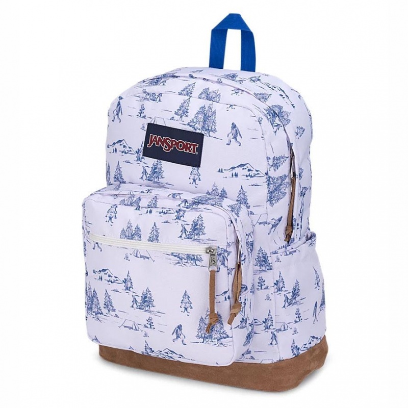 JanSport Right Pack Ruksaci Školske ruksake Bijele Plave | THRPQ91443