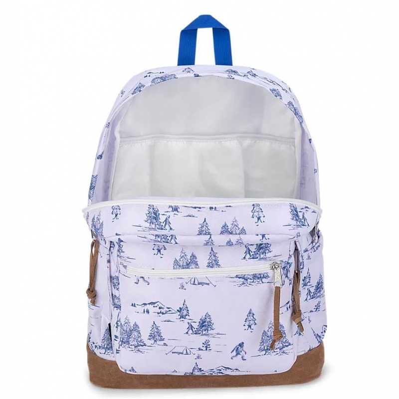 JanSport Right Pack Ruksaci Školske ruksake Bijele Plave | THRPQ91443