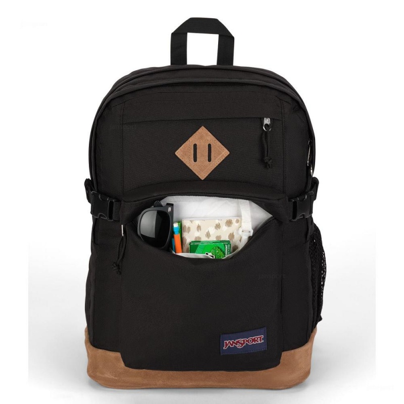 JanSport SUEDE CAMPUS Ruksaci Školske ruksake Crne | GHRUC30376