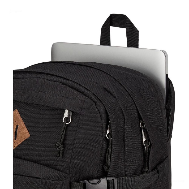 JanSport SUEDE CAMPUS Ruksaci Školske ruksake Crne | GHRUC30376