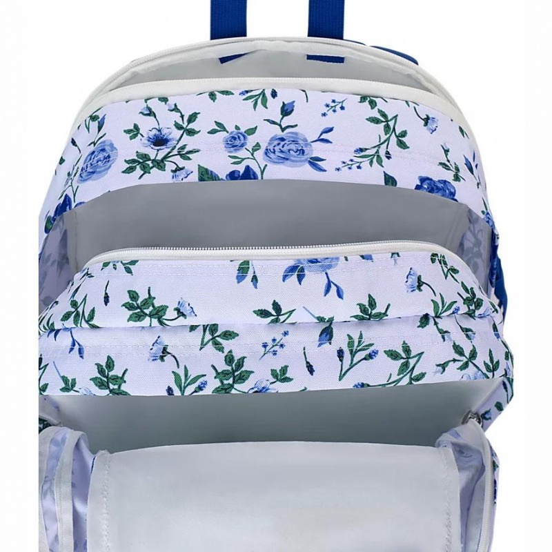 JanSport SUEDE CAMPUS Ruksaci Školske ruksake Bijele Plave | EHRHC55196