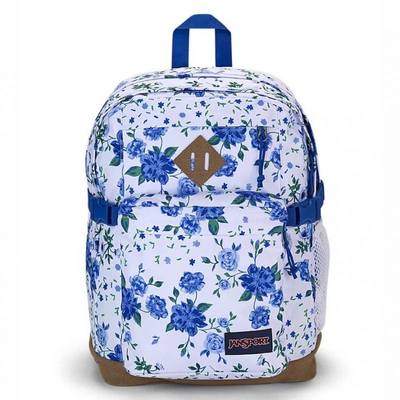JanSport SUEDE CAMPUS Ruksaci Školske ruksake Bijele Plave | EHRHC55196