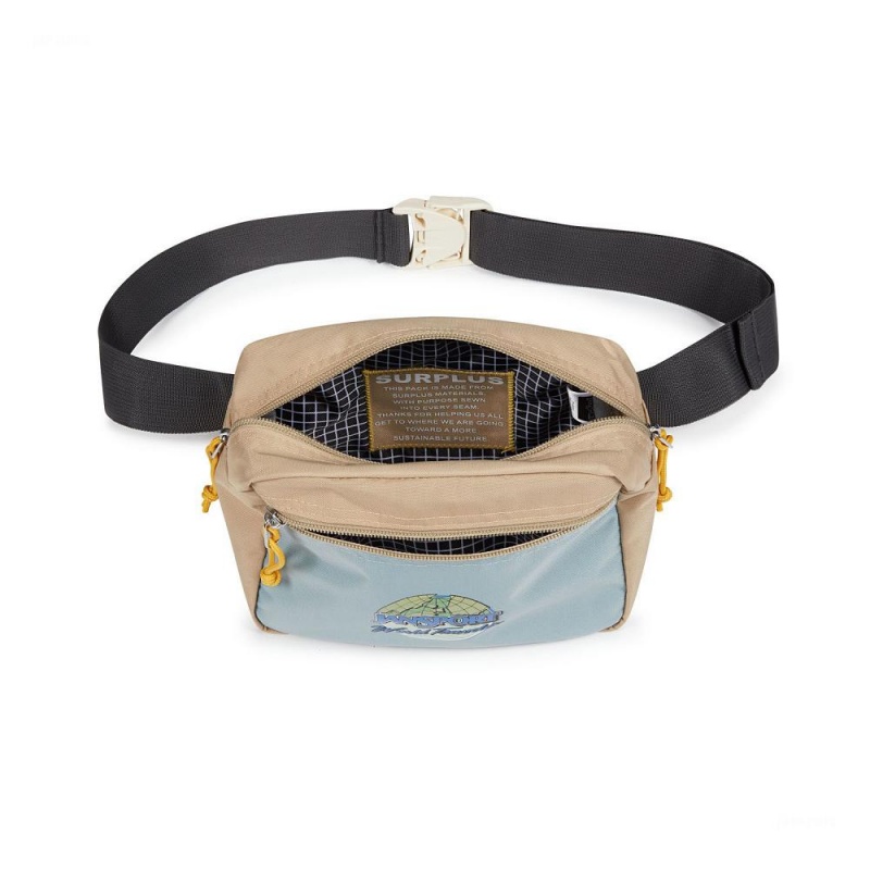 JanSport SURPLUS WORLD TRAVELER Torbe Fanny Paketi Smeđe Plave | PHRQX23616