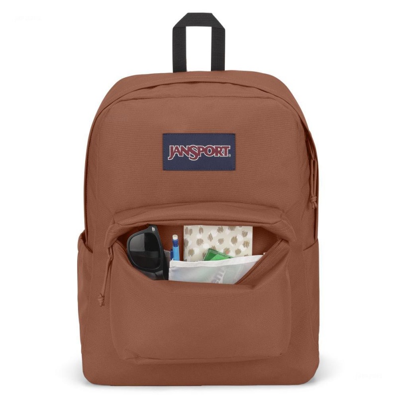 JanSport SuperBreak® Plus Ruksaci Laptop Ruksak Smeđe | HRQAV48312