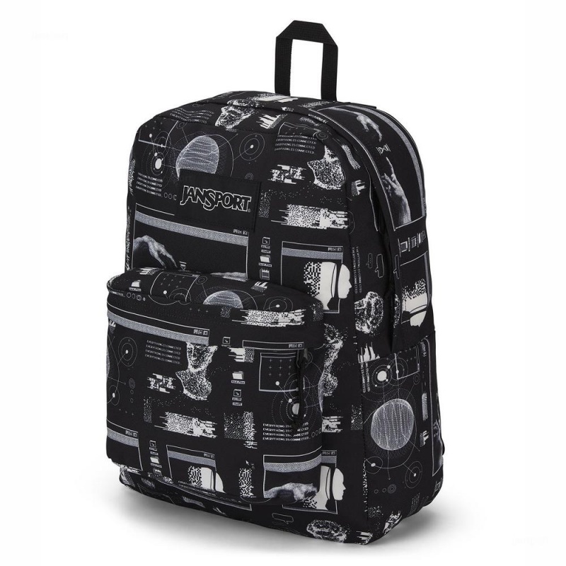 JanSport SuperBreak® Plus Ruksaci Laptop Ruksak Crne | QHRUV74722
