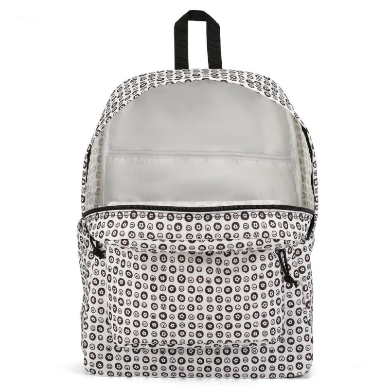 JanSport SuperBreak® Plus Ruksaci Školske ruksake Bijele Crne | HRNZX13251