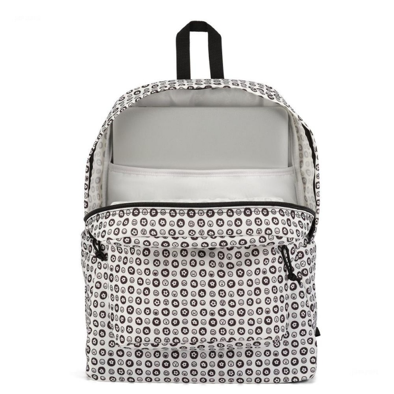 JanSport SuperBreak® Plus Ruksaci Školske ruksake Bijele Crne | HRNZX13251