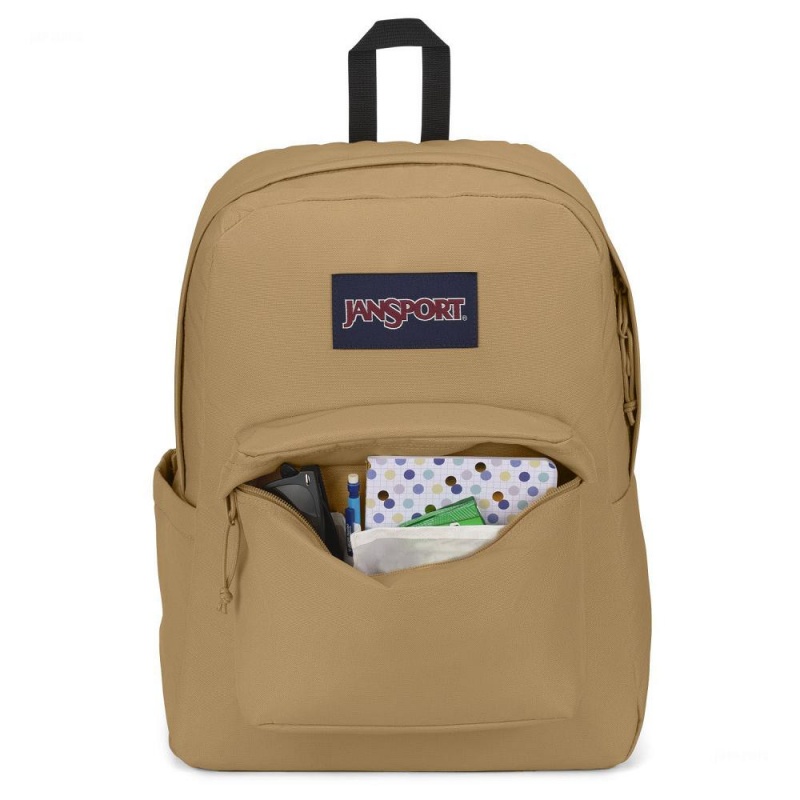 JanSport SuperBreak® Plus Ruksaci Školske ruksake Kaki Boja | MHRFT53172
