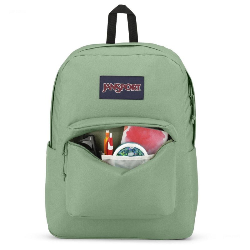JanSport SuperBreak® Plus Ruksaci Školske ruksake Svijetlo Zelene | HRXMI26577