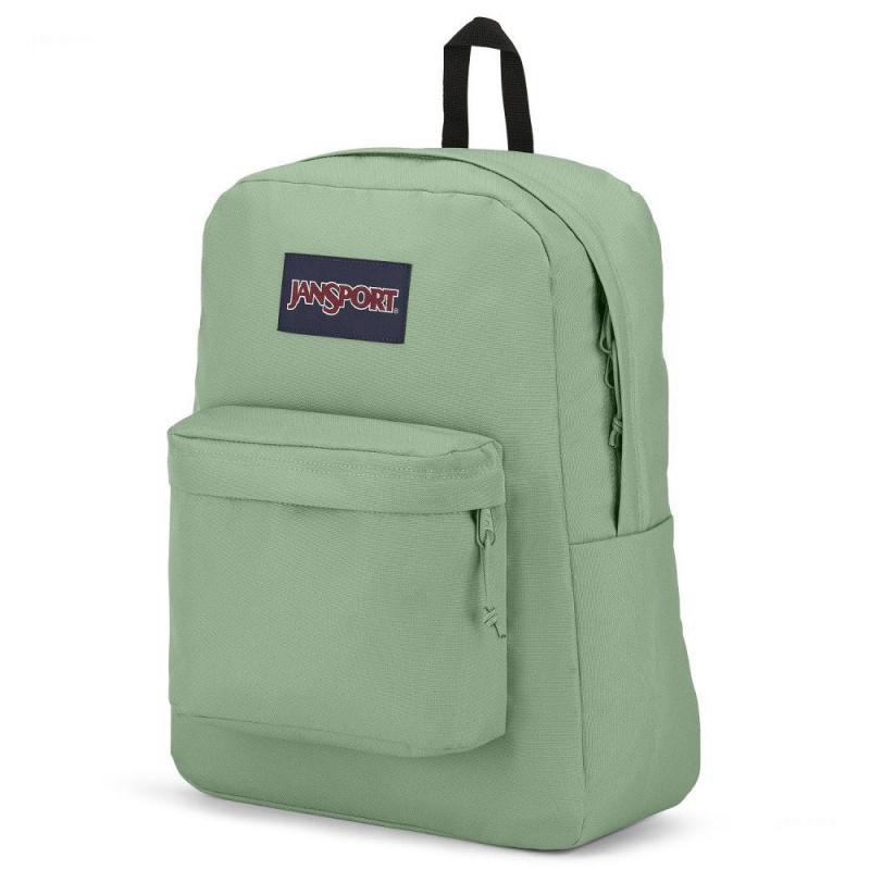 JanSport SuperBreak® Plus Ruksaci Školske ruksake Svijetlo Zelene | HRXMI26577