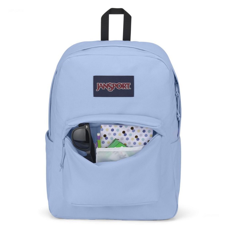 JanSport SuperBreak® Plus Ruksaci Školske ruksake Svijetlo Plave | PHRQX71644