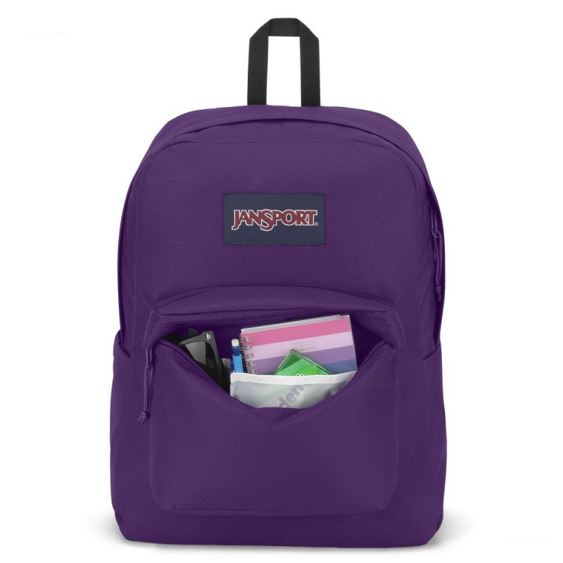 JanSport SuperBreak® Plus Ruksaci Školske ruksake Ljubičaste | GHRUC29821