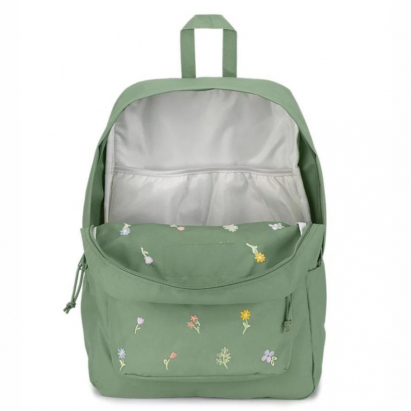 JanSport SuperBreak® Plus Ruksaci Školske ruksake Zelene | EHRVG59947