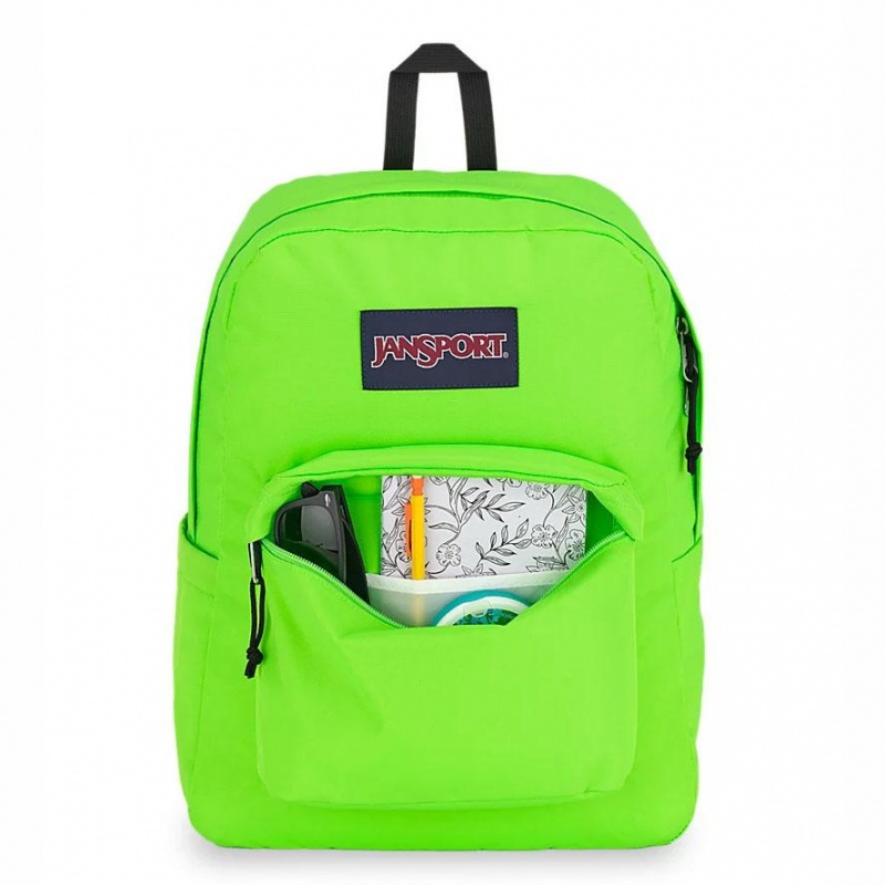 JanSport SuperBreak® Plus Ruksaci Školske ruksake Zelene | MHRHR11881