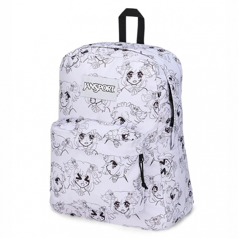 JanSport SuperBreak® Plus Ruksaci Školske ruksake Bijele | AHRDF20855