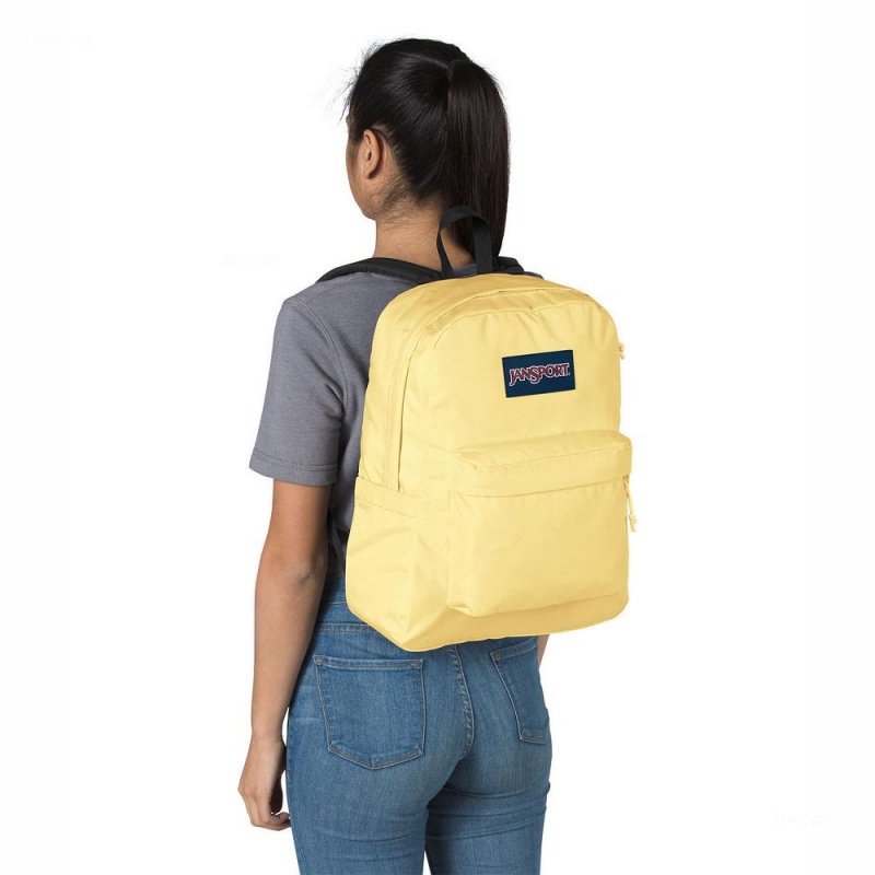 JanSport SuperBreak® Plus Ruksaci Školske ruksake Žute | MHRFT43492