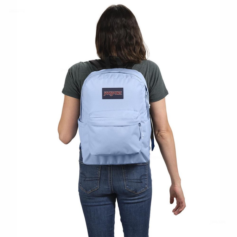 JanSport SuperBreak® Ruksaci Školske ruksake Svijetlo Plave | UHRTG54268