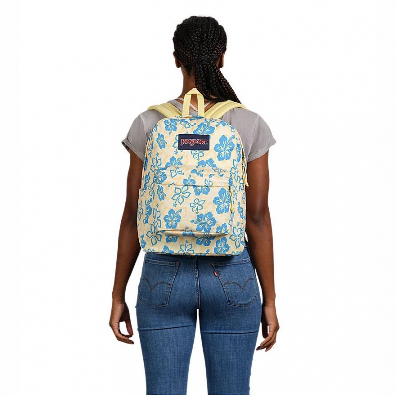 JanSport SuperBreak® Ruksaci Školske ruksake Žute Plave | HRJVR37813