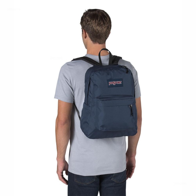 JanSport SuperBreak® Ruksaci Školske ruksake Tamnoplave | GHREC70324
