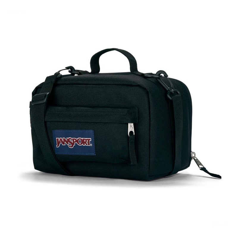 JanSport The Carryout Torbe Torba Za Ručak Crne | QHRUV23350